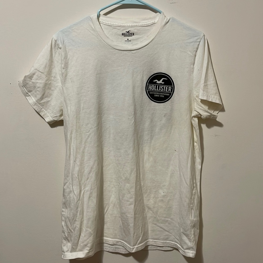 Hollister Men’s Medium White Tee GUC